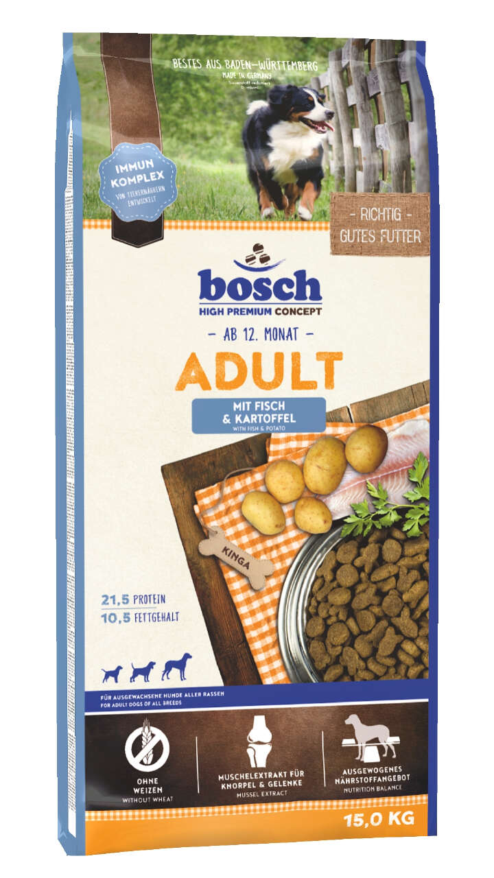 bosch Hunde-Trockenfutter Adult Fisch & Kartoffel
